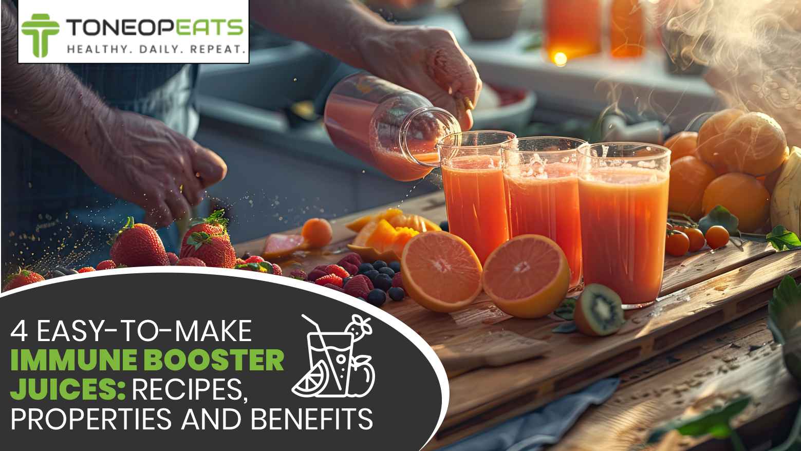 Win The Seasonal Infections With 4 Easy-To-Make Immune Booster Juices: Recipes, Properties And Benefits