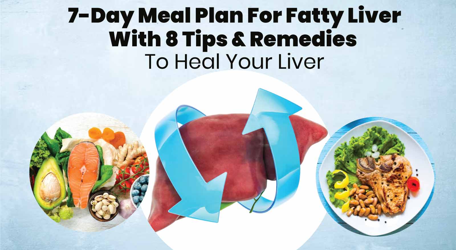 7-Day Meal Plan for Fatty Liver — Plus 8 Tips and Remedies to Heal Your Liver Starting Today!